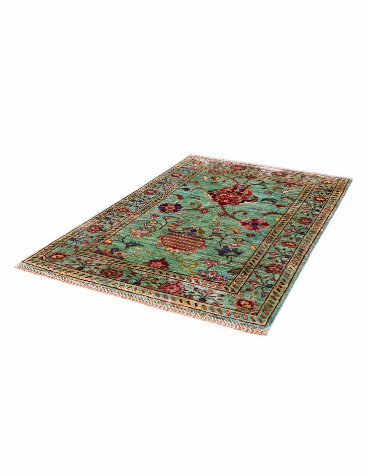 Detail image of 2' 7 x 4' Hand Knotted Ariana Ziegler Rug