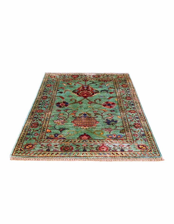 Detail image of 2' 7 x 4' Hand Knotted Ariana Ziegler Rug