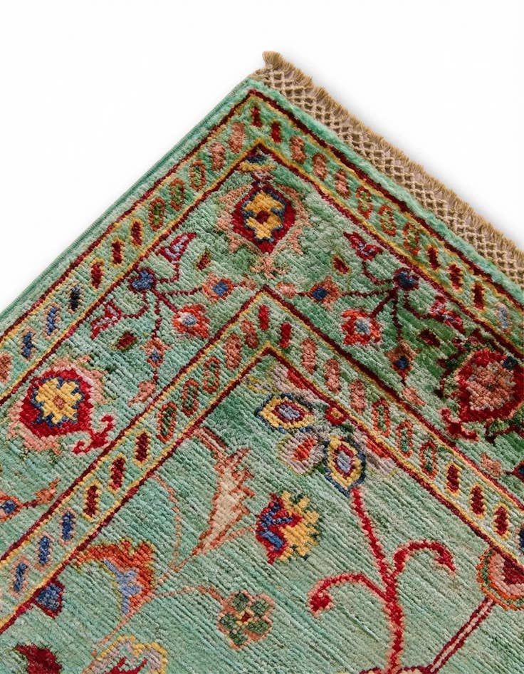 Detail image of 2' 7 x 4' Hand Knotted Ariana Ziegler Rug