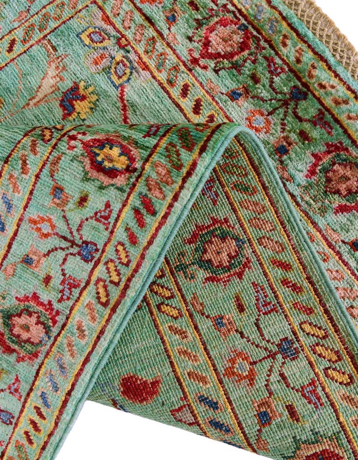 Detail image of 2' 7 x 4' Hand Knotted Ariana Ziegler Rug
