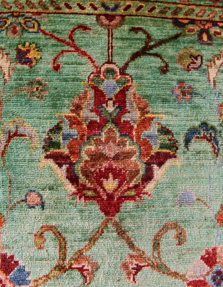 Detail image of 2' 7 x 4' Hand Knotted Ariana Ziegler Rug