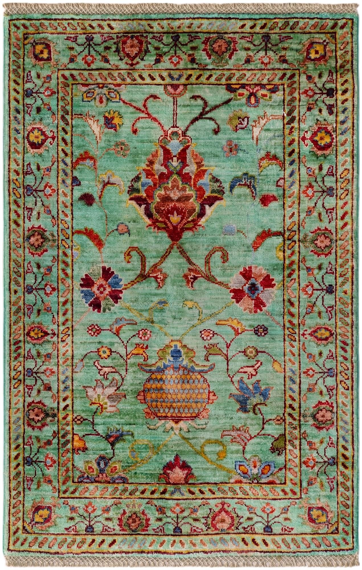 2' 7 x 4' Hand Knotted Ariana Ziegler Rug