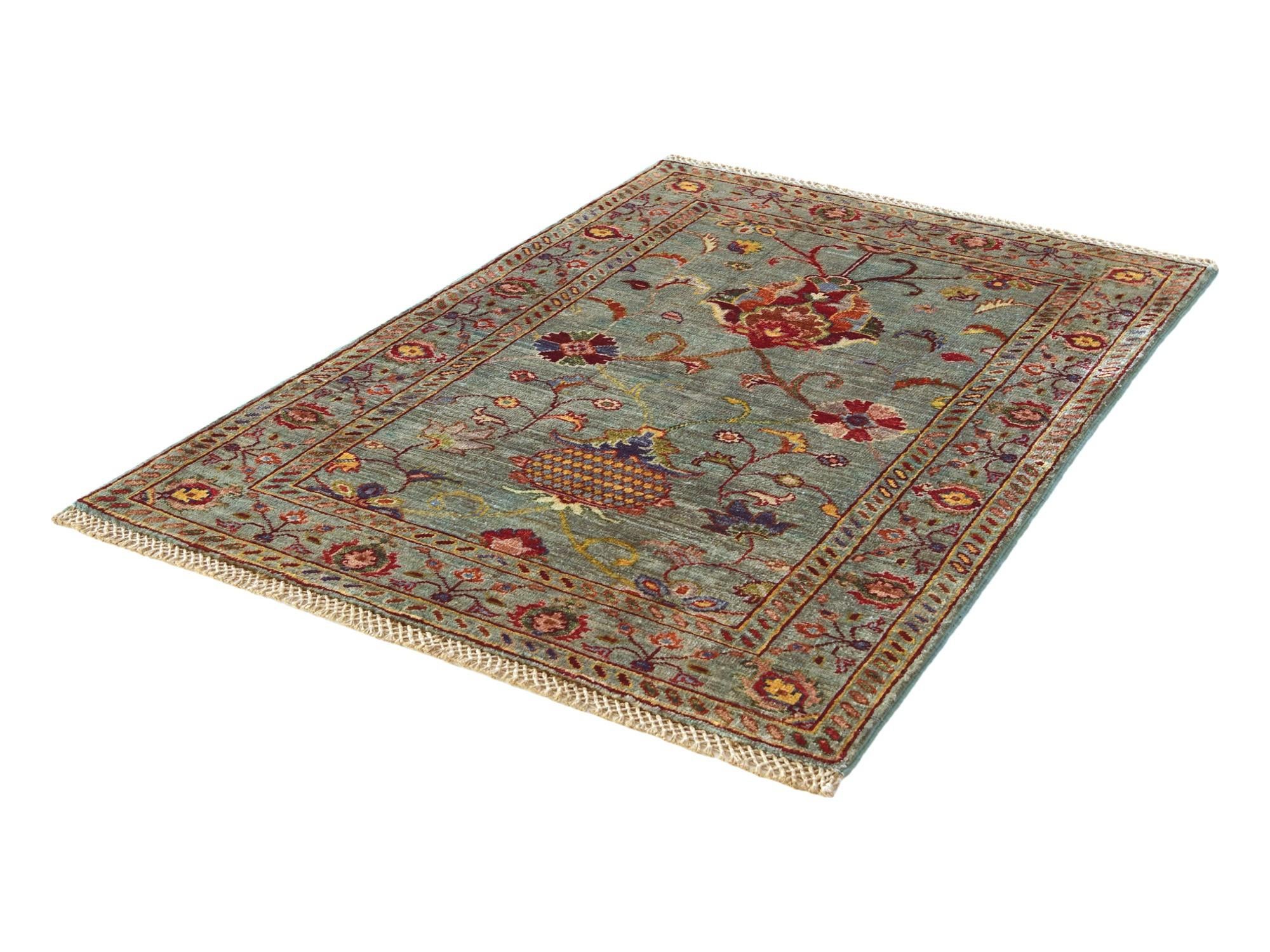 2' 8 x 4' Hand Knotted Ariana Ziegler Rug