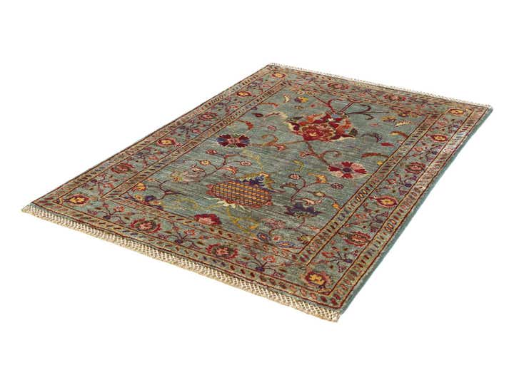 2' 8 x 4' Hand Knotted Ariana Ziegler Rug