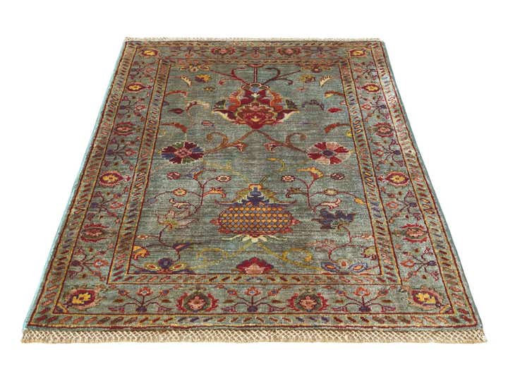 2' 8 x 4' Hand Knotted Ariana Ziegler Rug