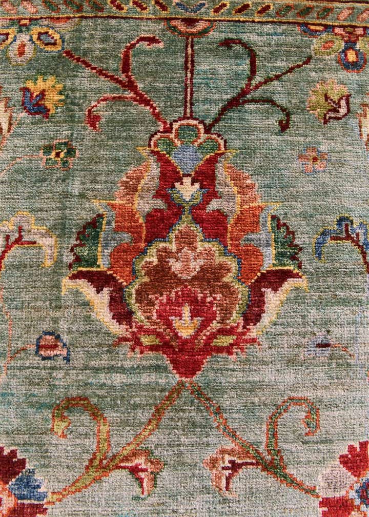 2' 8 x 4' Hand Knotted Ariana Ziegler Rug