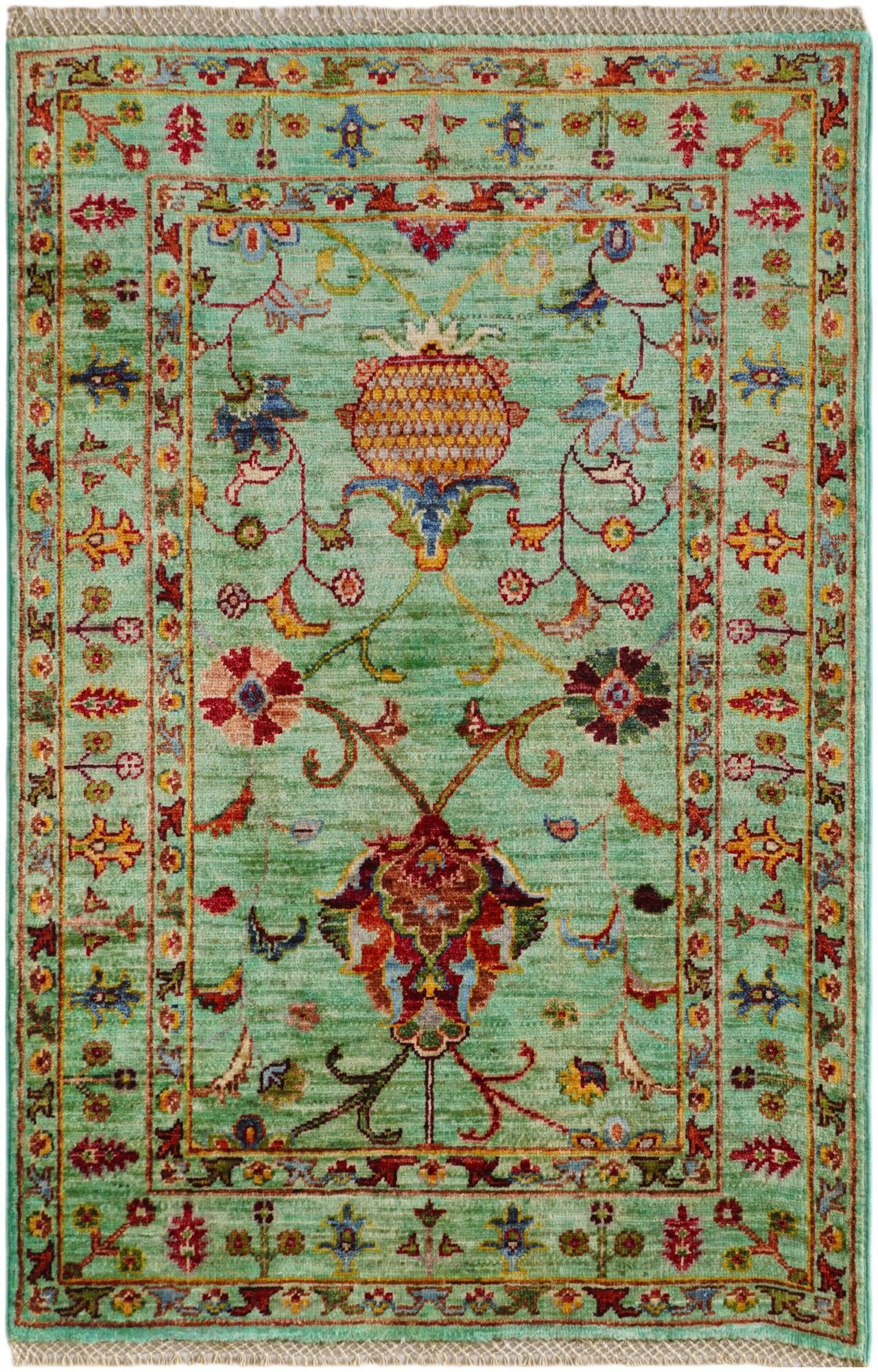 2' 8 x 4' 1 Hand Knotted Ariana Ziegler Rug