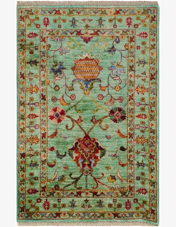 2' 8 x 4' 1 Hand Knotted Ariana Ziegler Rug