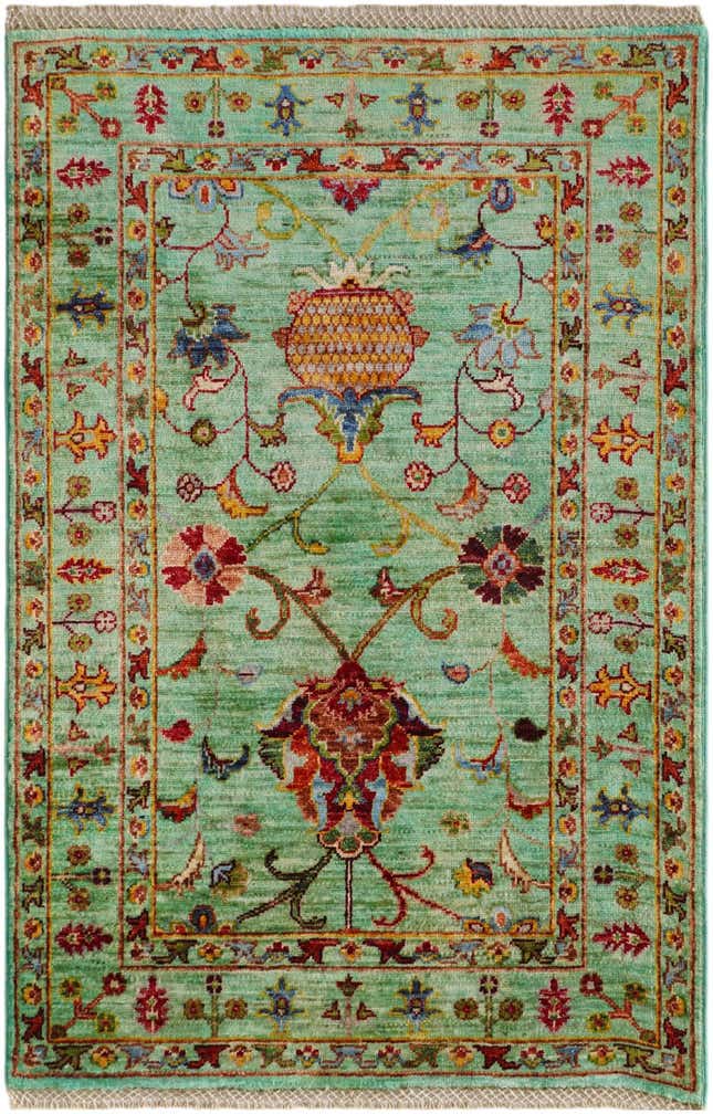 2' 8 x 4' 1 Hand Knotted Ariana Ziegler Rug