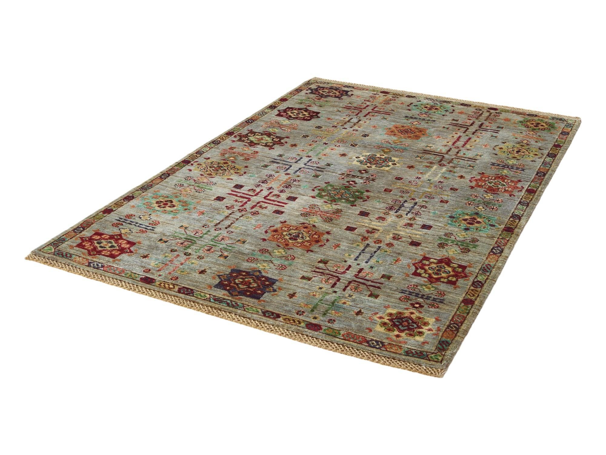 4' x 6' 2 Hand Knotted Ariana Ziegler Rug