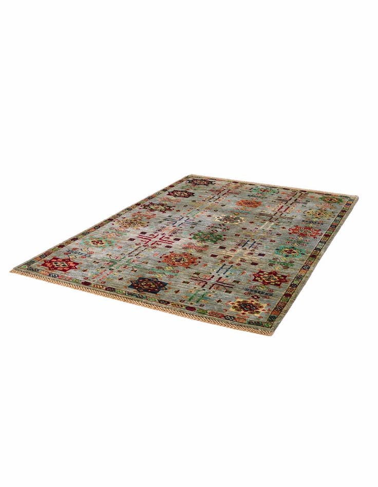 Detail image of 4' x 6' 2 Hand Knotted Ariana Ziegler Rug