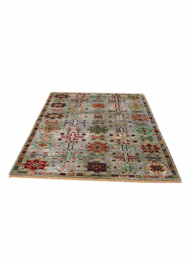 4' x 6' 2 Hand Knotted Ariana Ziegler Rug