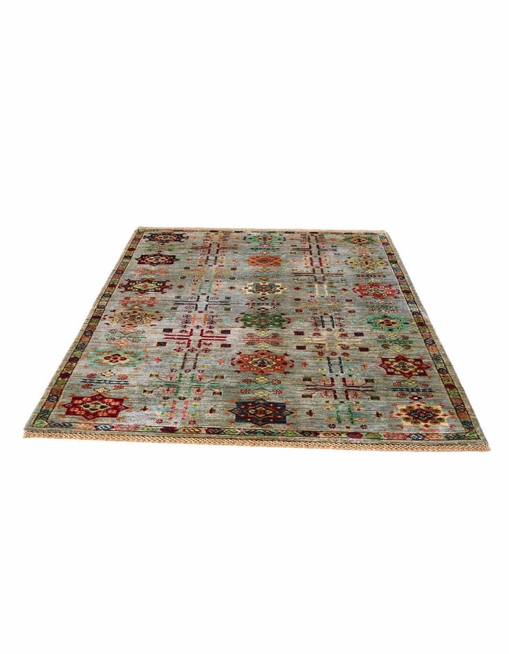 Detail image of 4' x 6' 2 Hand Knotted Ariana Ziegler Rug