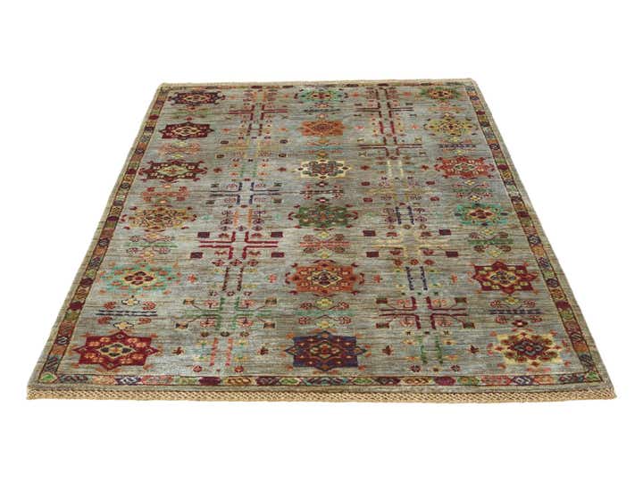 4' x 6' 2 Hand Knotted Ariana Ziegler Rug