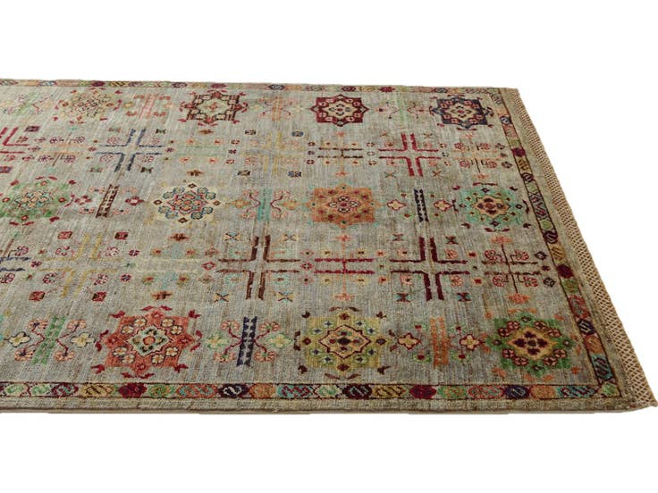 Detail image of 4' x 6' 2 Hand Knotted Ariana Ziegler Rug