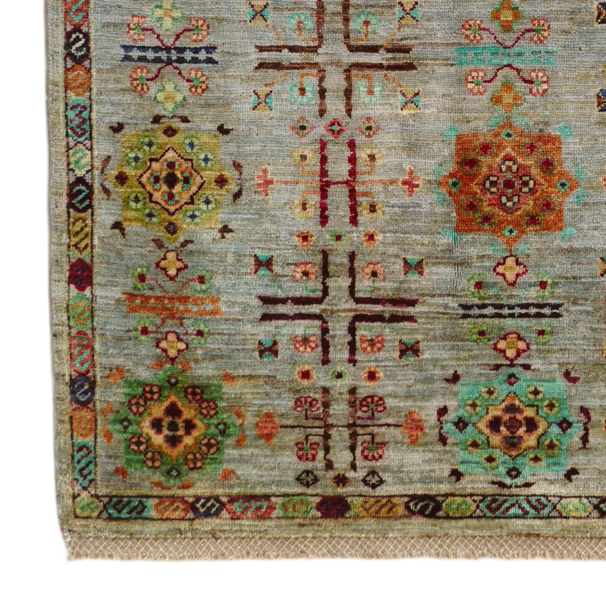 4' x 6' 2 Hand Knotted Ariana Ziegler Rug
