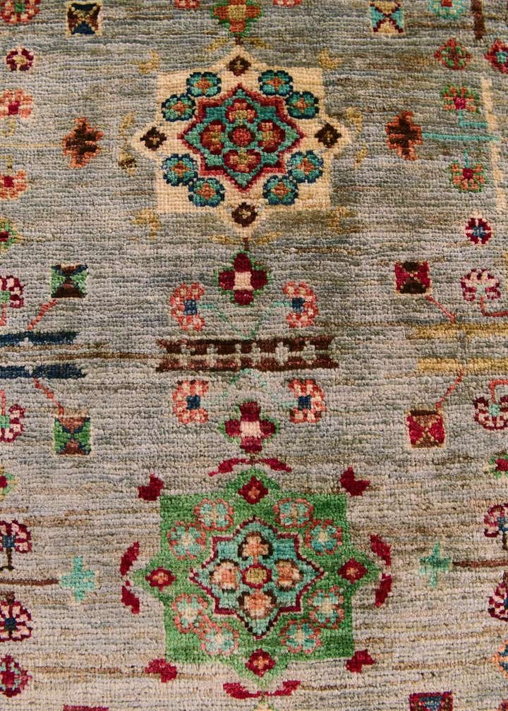4' x 6' 2 Hand Knotted Ariana Ziegler Rug
