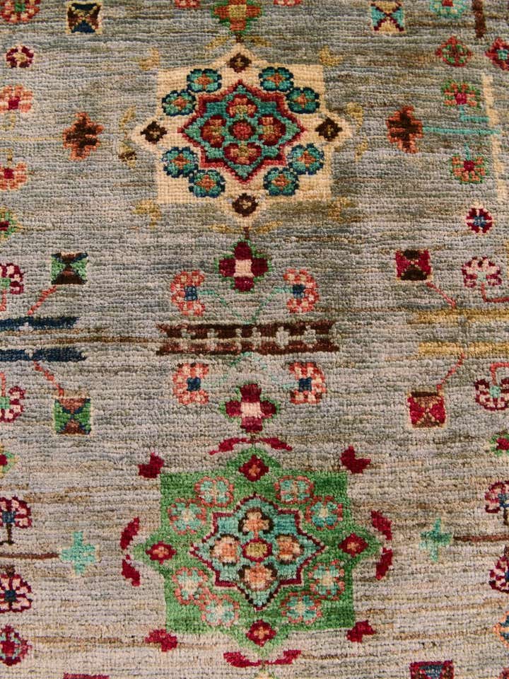4' x 6' 2 Hand Knotted Ariana Ziegler Rug