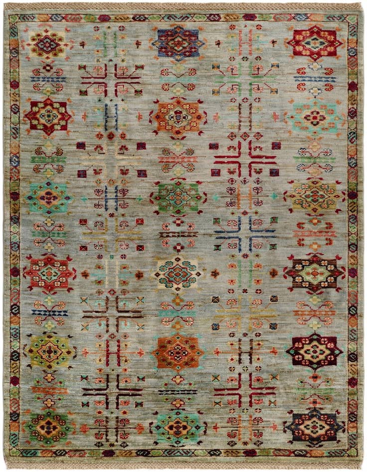 Detail image of 4' x 6' 2 Hand Knotted Ariana Ziegler Rug