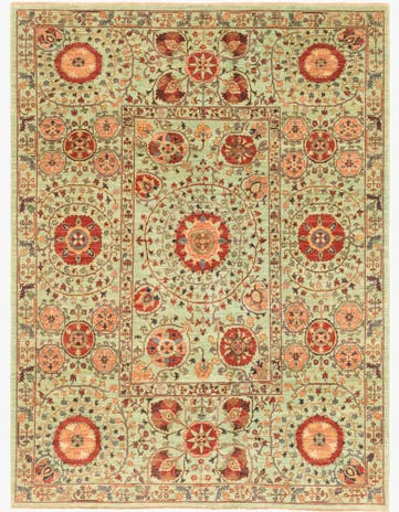 6' 7 x 8' 10 Hand Knotted Ariana Ziegler Oriental Rug