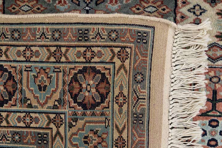 4' 3 x 6' 4 Hand Knotted Bokhara Oriental Wool Rug