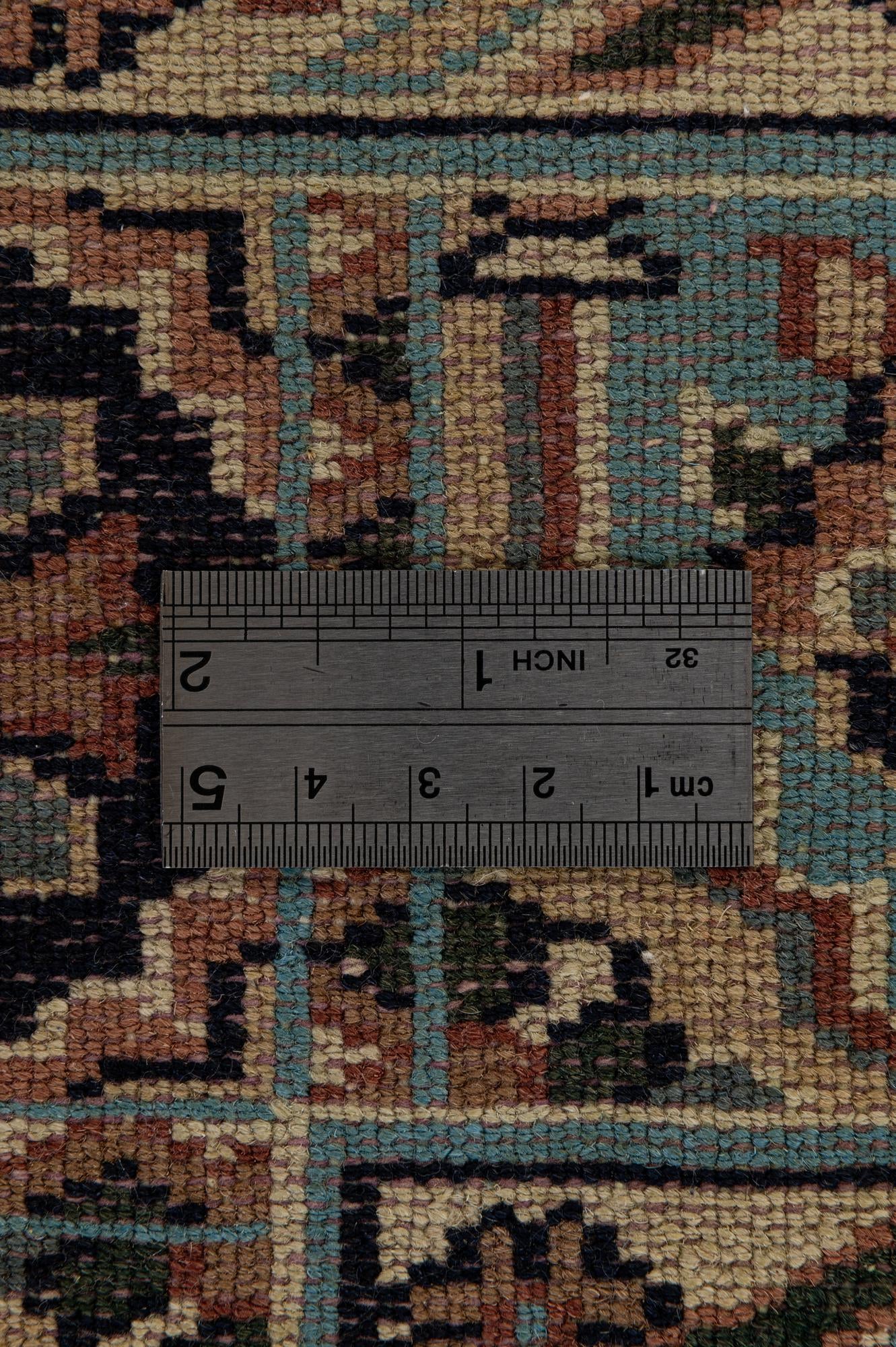 4' 3 x 6' 4 Hand Knotted Bokhara Oriental Wool Rug