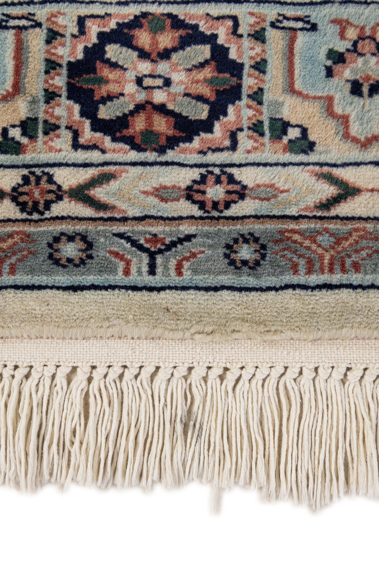 4' 3 x 6' 4 Hand Knotted Bokhara Oriental Wool Rug