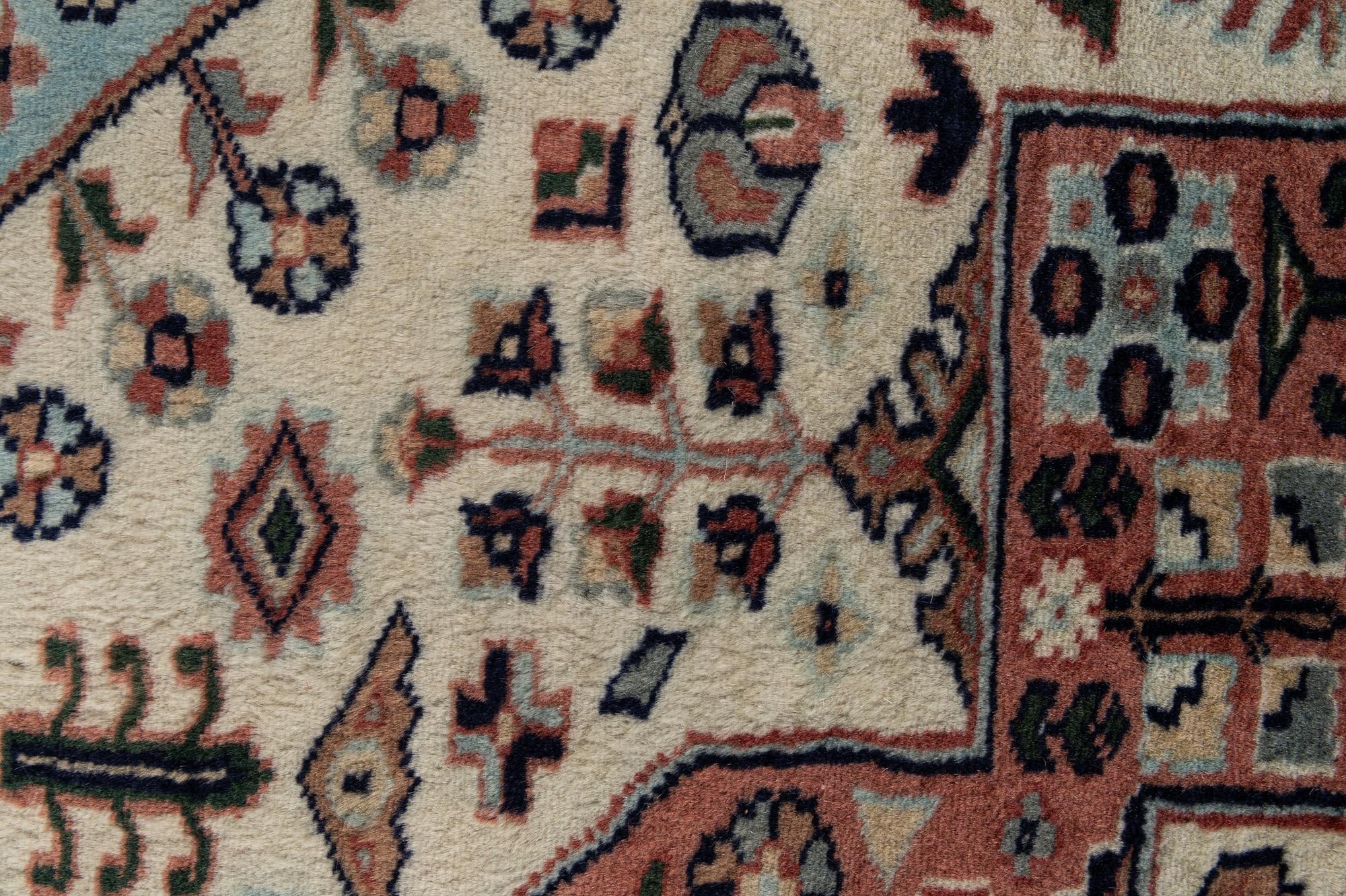 4' 3 x 6' 4 Hand Knotted Bokhara Oriental Wool Rug