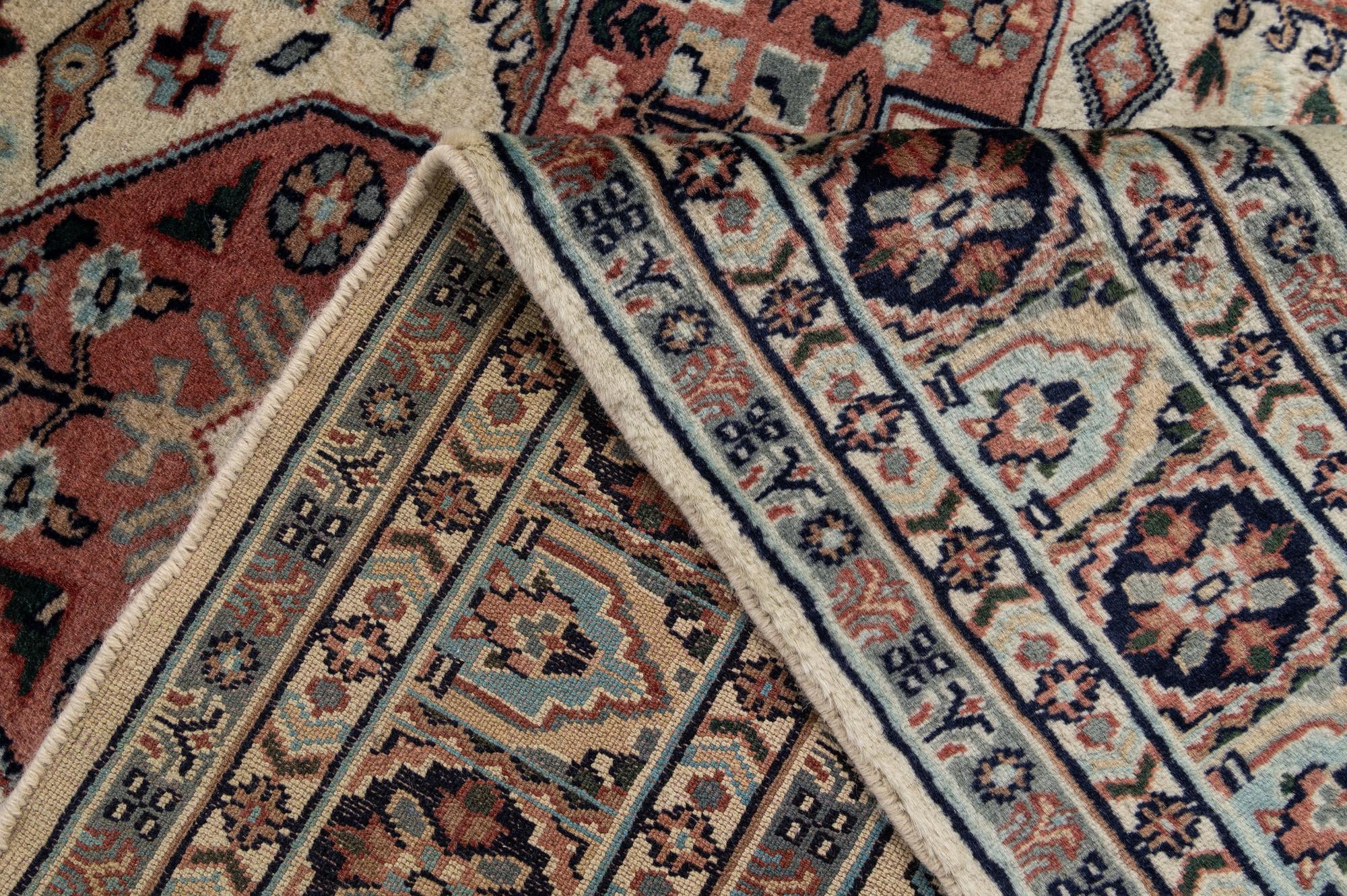 4' 3 x 6' 4 Hand Knotted Bokhara Oriental Wool Rug