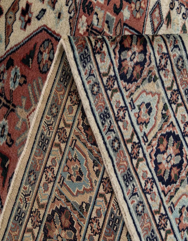Detail image of 4' 3 x 6' 4  Hand Knotted Bokhara Oriental Wool Rug