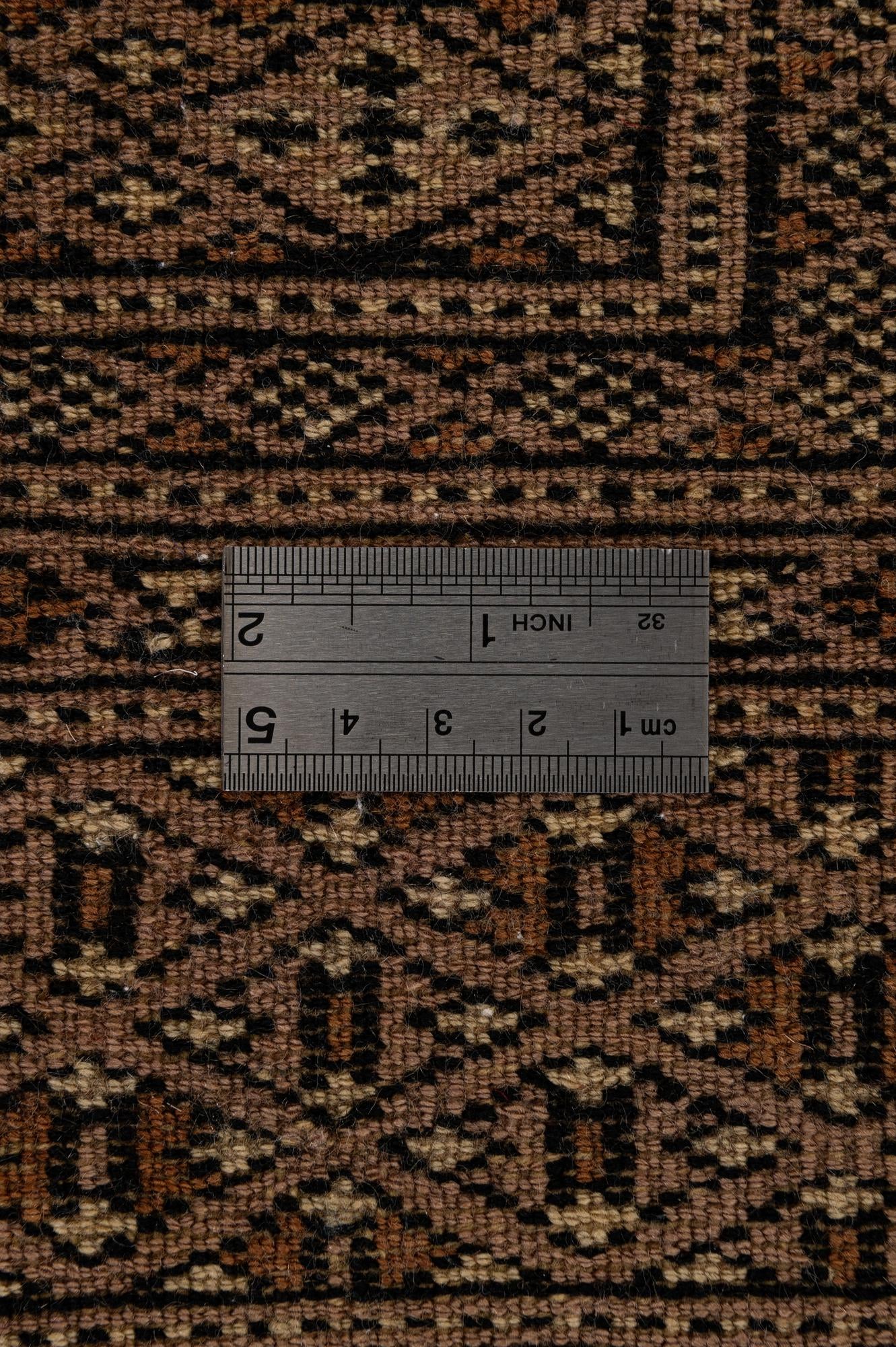 4' 4 x 5' 5 Hand Knotted Bokhara Oriental Wool Rug