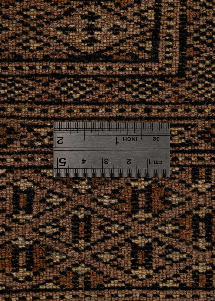 4' 4 x 5' 5 Hand Knotted Bokhara Oriental Wool Rug