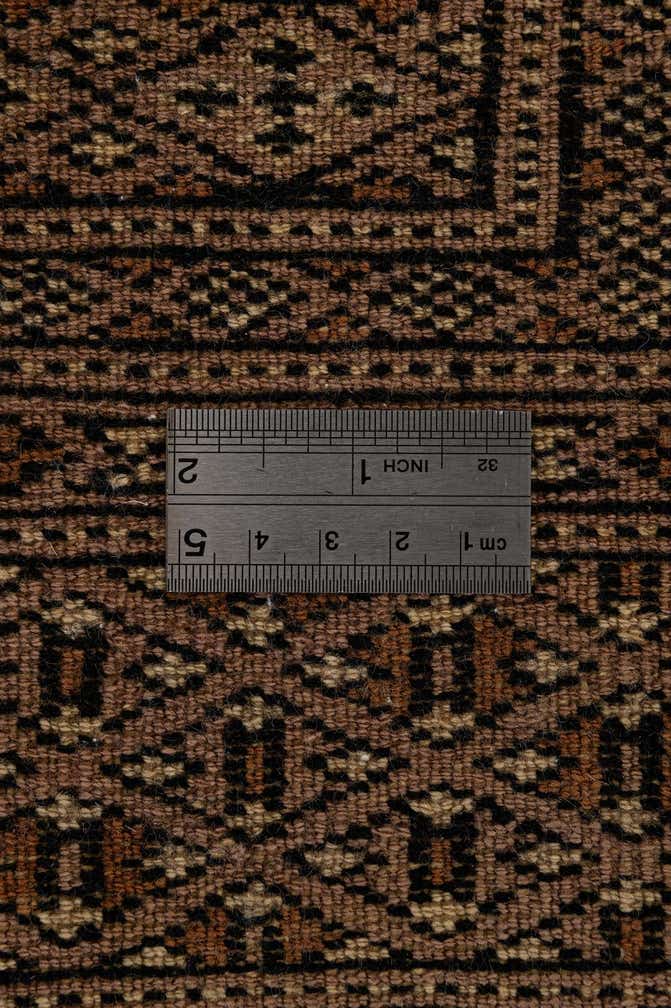 4' 4 x 5' 5 Hand Knotted Bokhara Oriental Wool Rug