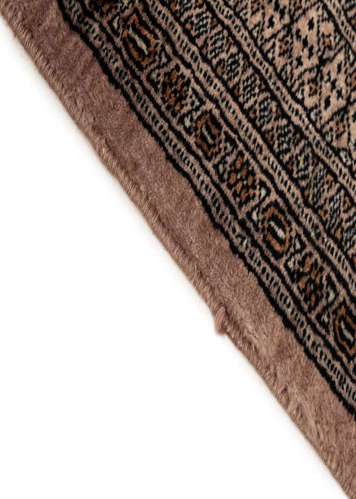 4' 4 x 5' 5 Hand Knotted Bokhara Oriental Wool Rug