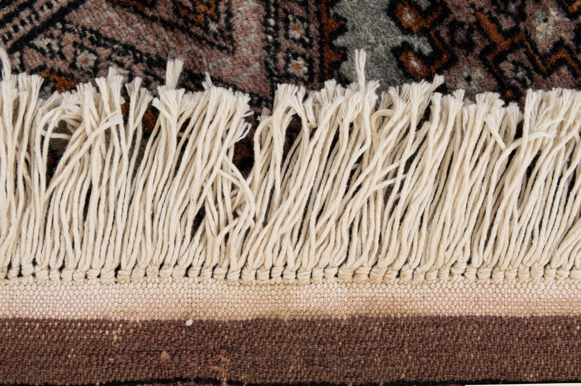 4' 3 x 6' 5 Hand Knotted Bokhara Oriental Wool Rug