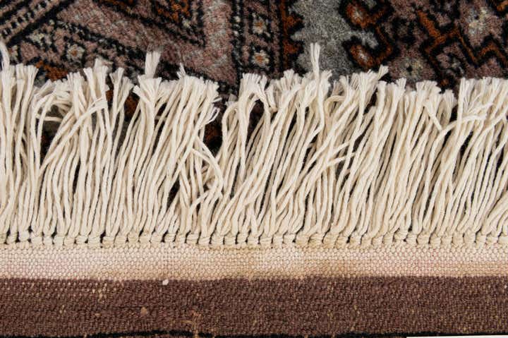 4' 3 x 6' 5 Hand Knotted Bokhara Oriental Wool Rug