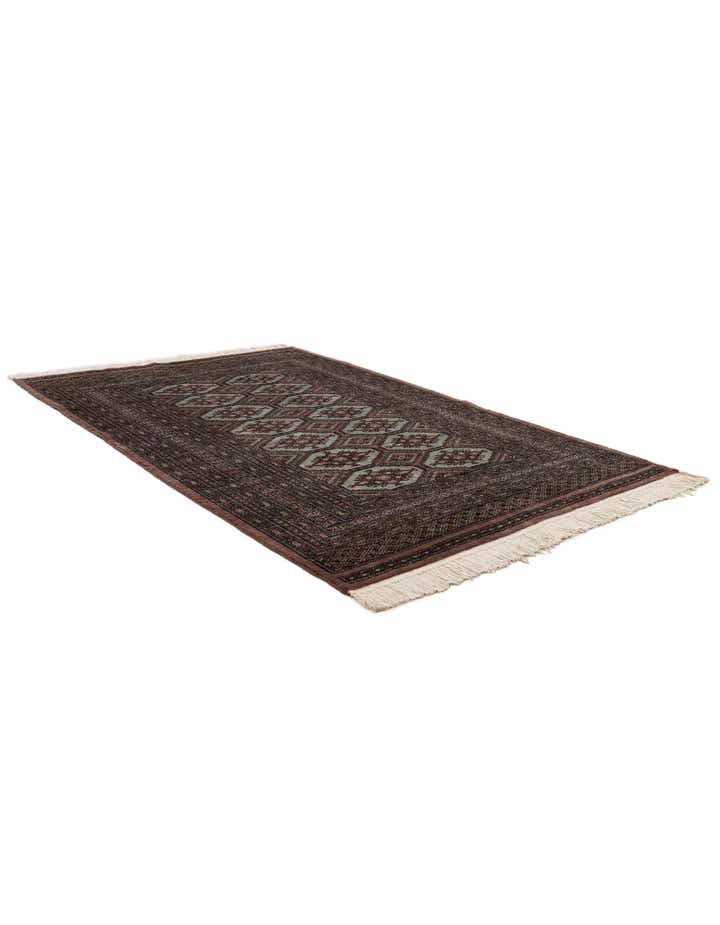 4' 3 x 6' 5 Hand Knotted Bokhara Oriental Wool Rug