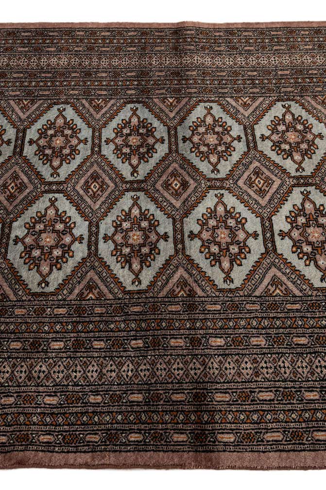 4' 3 x 6' 5 Hand Knotted Bokhara Oriental Wool Rug