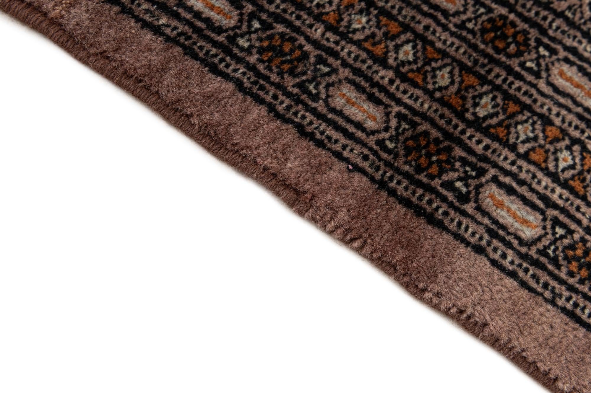 4' 3 x 6' 5 Hand Knotted Bokhara Oriental Wool Rug