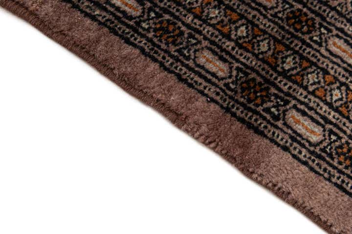 4' 3 x 6' 5 Hand Knotted Bokhara Oriental Wool Rug