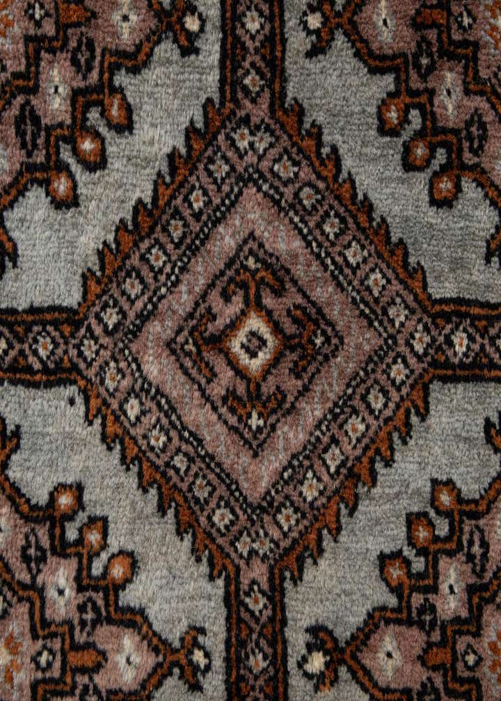 4' 3 x 6' 5 Hand Knotted Bokhara Oriental Wool Rug