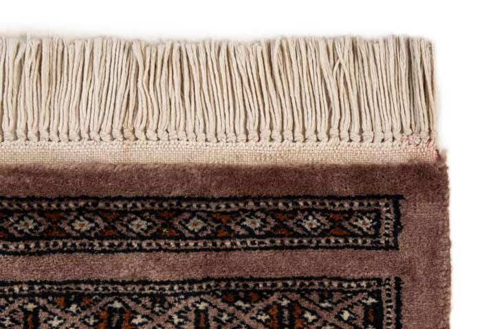 4' 3 x 6' 5 Hand Knotted Bokhara Oriental Wool Rug