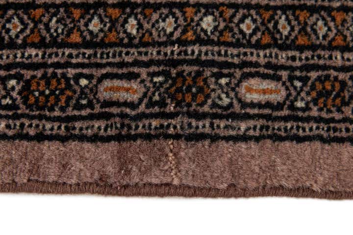 4' 3 x 6' 5 Hand Knotted Bokhara Oriental Wool Rug
