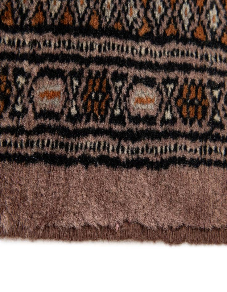 Detail image of 4' 3 x 6' 5  Hand Knotted Bokhara Oriental Wool Rug