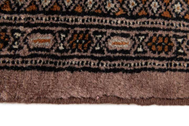 4' 3 x 6' 5 Hand Knotted Bokhara Oriental Wool Rug