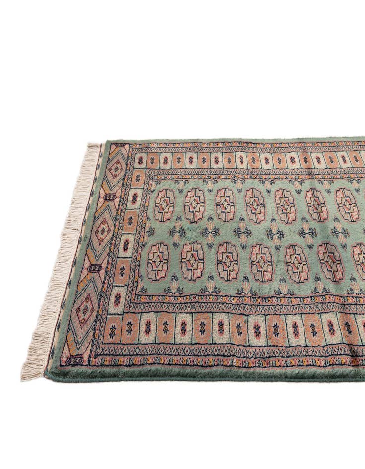 Detail image of 3' 1 x 5' 1  Hand Knotted Bokhara Wool Rug