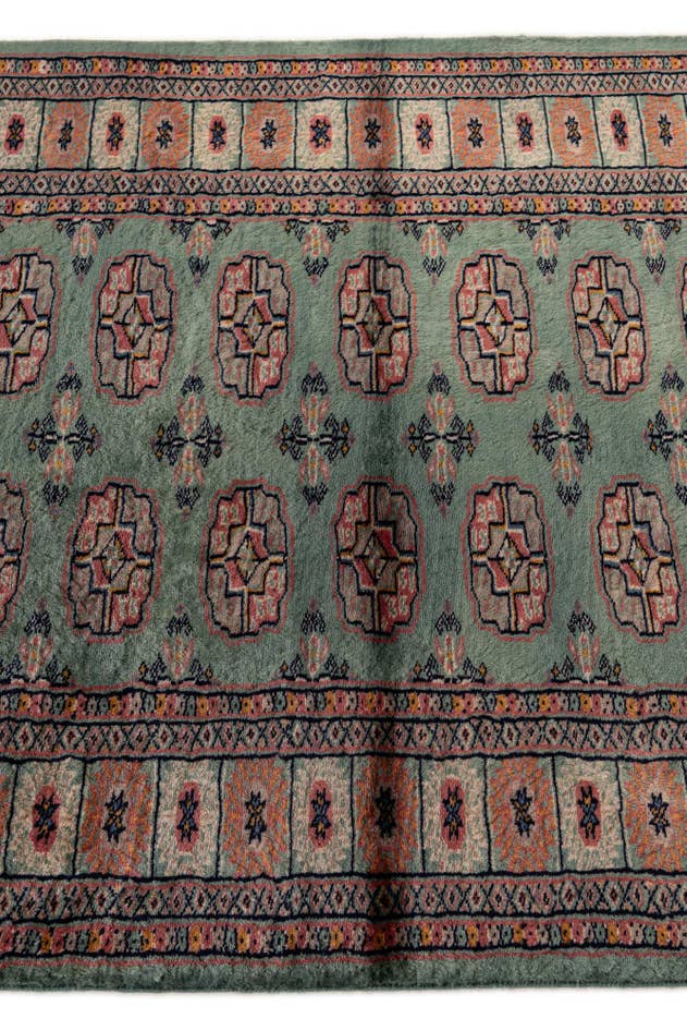 Detail image of 3' 1 x 5' 1 Hand Knotted Bokhara Wool Rug