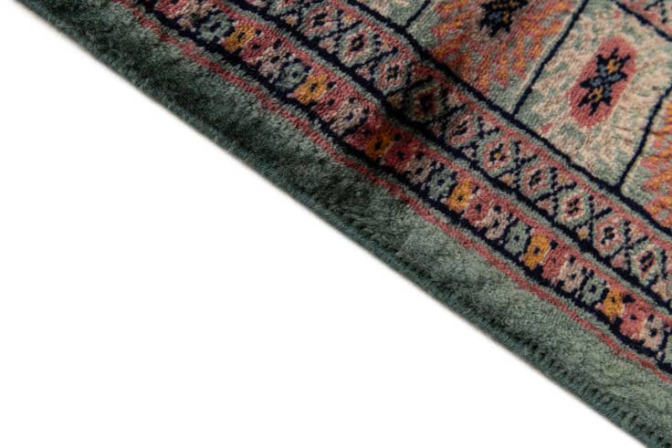 Detail image of 3' 1 x 5' 1 Hand Knotted Bokhara Wool Rug