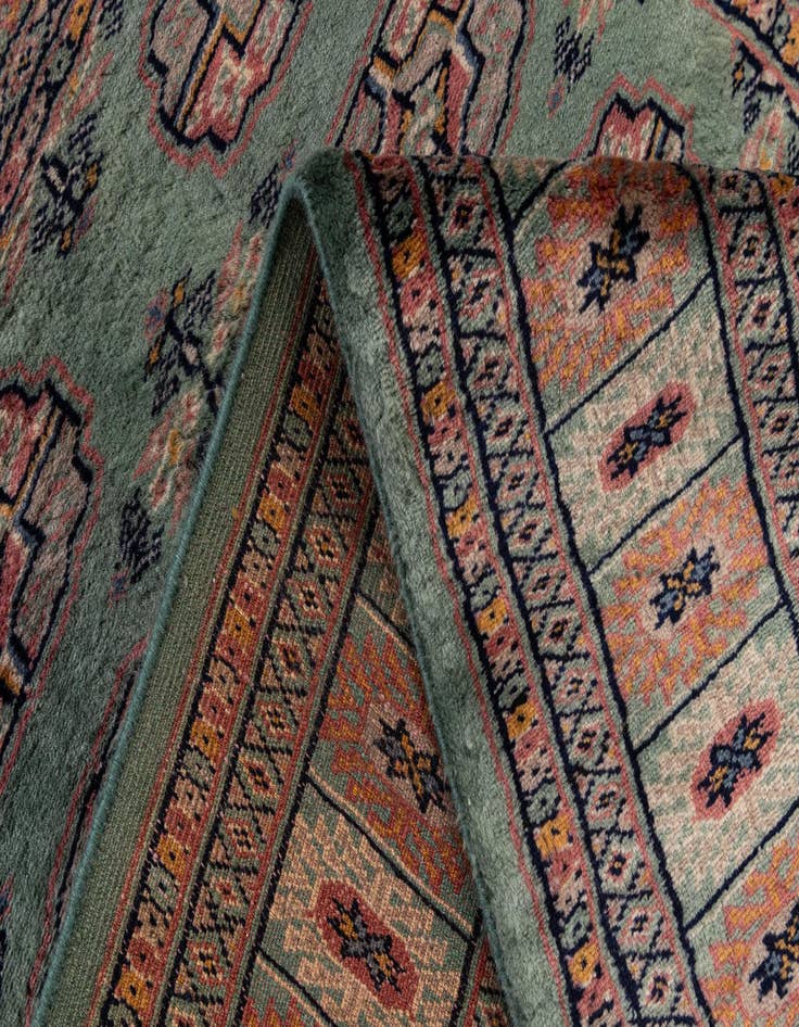 Detail image of 3' 1 x 5' 1  Hand Knotted Bokhara Wool Rug