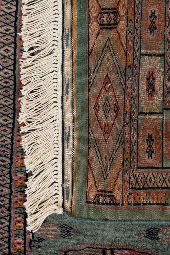3' 1 x 5' 1 Hand Knotted Bokhara Wool Rug